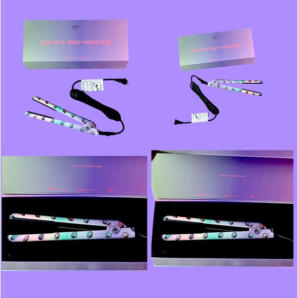 PYT HAIR Professional Ceramic Flat Iron Styling Tool Mermaid NIB MSRP $300 - Picture 7 of 16